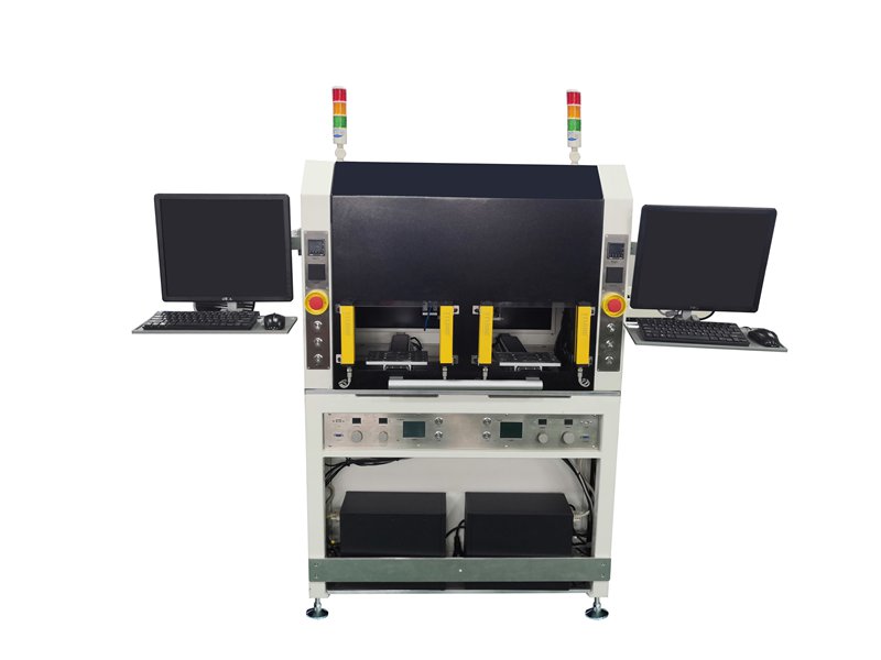 雙Y軸雙工作平臺,雙閥體六軸點膠機